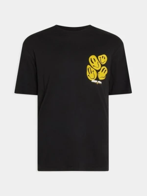 T-shirt z nadrukiem Redefined Rebel czarny