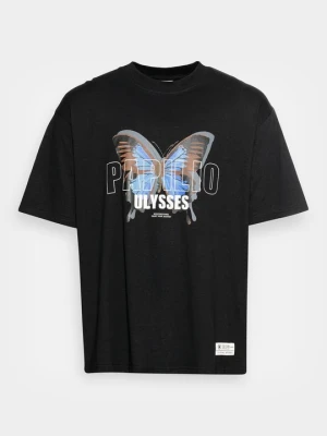 T-shirt z nadrukiem Redefined Rebel czarny