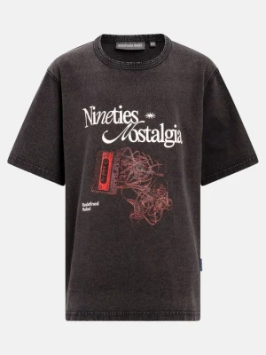 T-shirt z nadrukiem Redefined Rebel czarny