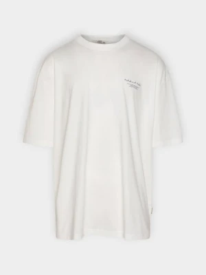 T-shirt z nadrukiem Redefined Rebel mleczny