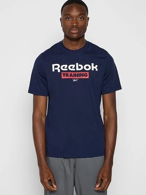 T-shirt z nadrukiem Reebok