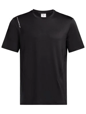 T-shirt z nadrukiem Reebok czarny