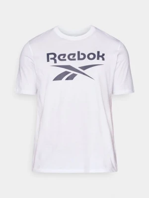 T-shirt z nadrukiem Reebok biały
