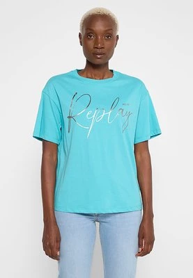 T-shirt z nadrukiem Replay