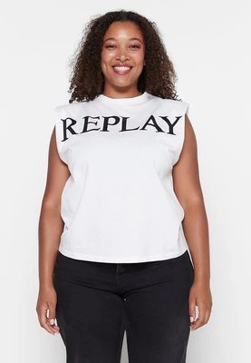 T-shirt z nadrukiem Replay