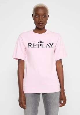 T-shirt z nadrukiem Replay