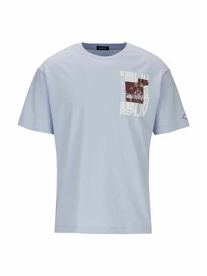 T-shirt z nadrukiem Replay