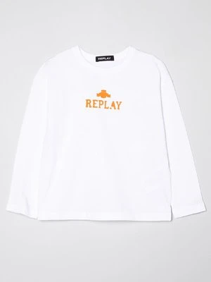 T-shirt z nadrukiem Replay