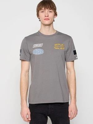 Zdjęcie produktu T-shirt z nadrukiem Replay szary