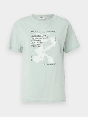T-shirt z nadrukiem Replay