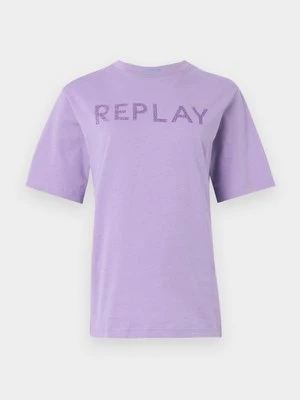 T-shirt z nadrukiem Replay