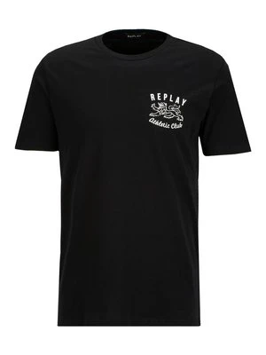 T-shirt z nadrukiem Replay