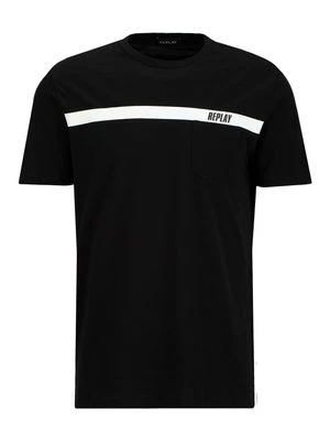 T-shirt z nadrukiem Replay