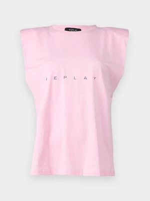 T-shirt z nadrukiem Replay