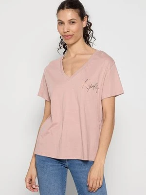 T-shirt z nadrukiem Replay