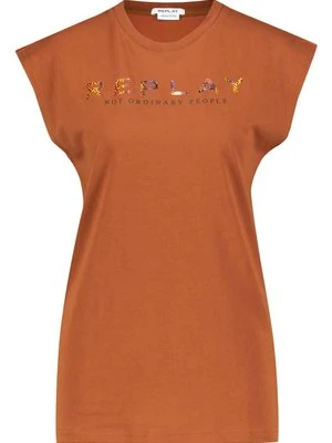 T-shirt z nadrukiem Replay