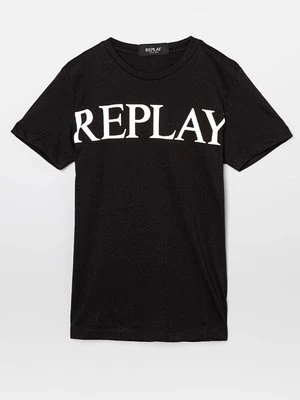 T-shirt z nadrukiem Replay