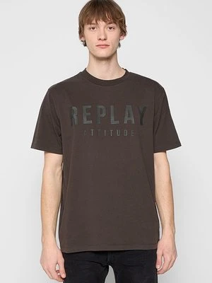 T-shirt z nadrukiem Replay