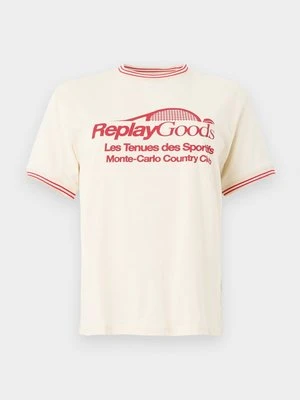 T-shirt z nadrukiem Replay