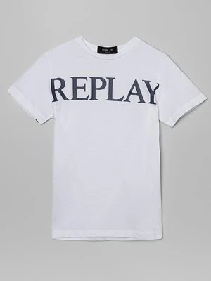 T-shirt z nadrukiem Replay