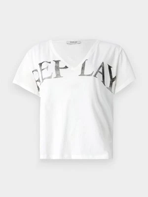 T-shirt z nadrukiem Replay