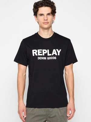 T-shirt z nadrukiem Replay