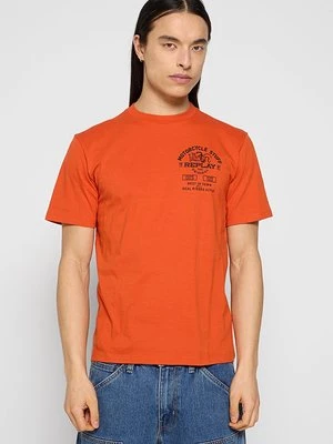 T-shirt z nadrukiem Replay