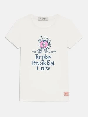 T-shirt z nadrukiem Replay
