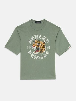 T-shirt z nadrukiem Replay