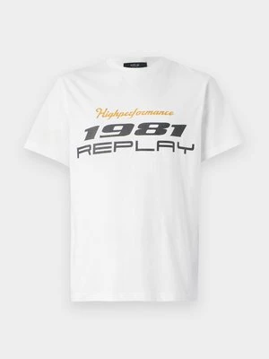 T-shirt z nadrukiem Replay