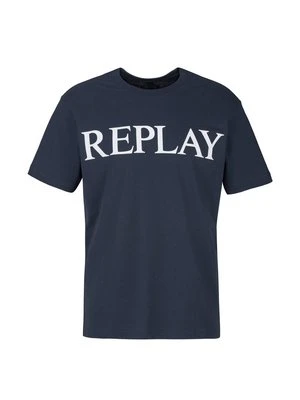 T-shirt z nadrukiem Replay