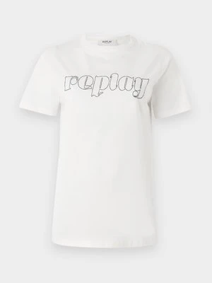 T-shirt z nadrukiem Replay