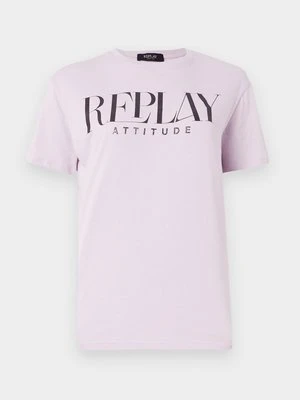 T-shirt z nadrukiem Replay