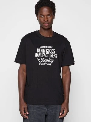 T-shirt z nadrukiem Replay