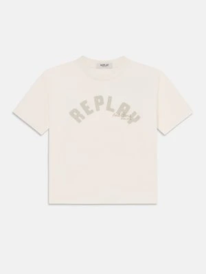 T-shirt z nadrukiem Replay