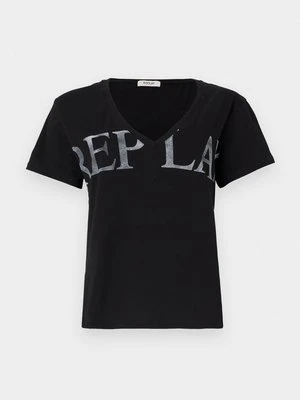 T-shirt z nadrukiem Replay