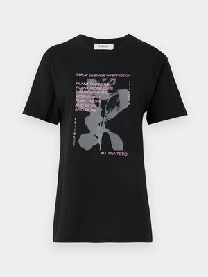 T-shirt z nadrukiem Replay