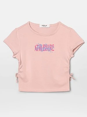 T-shirt z nadrukiem Replay