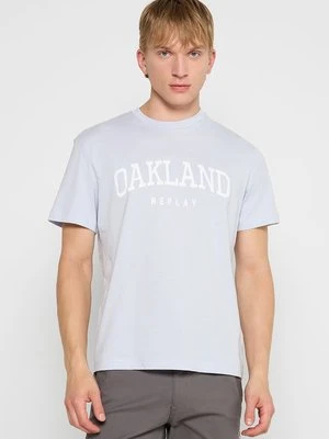 T-shirt z nadrukiem Replay