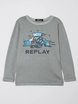 T-shirt z nadrukiem Replay