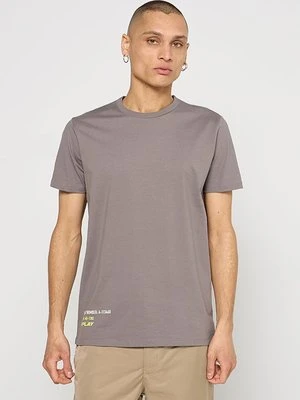 Zdjęcie produktu T-shirt z nadrukiem Replay szary