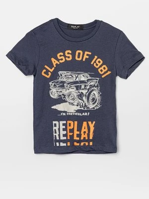 T-shirt z nadrukiem Replay
