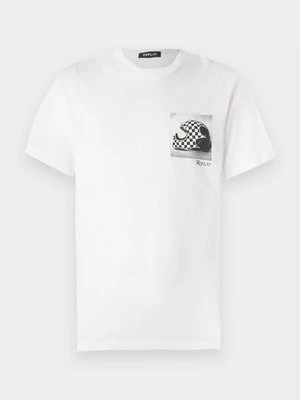 T-shirt z nadrukiem Replay