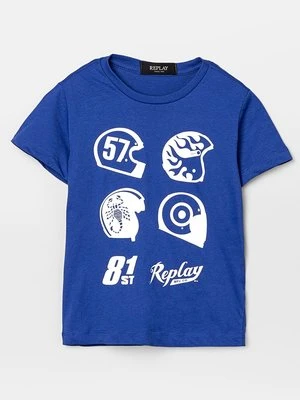 T-shirt z nadrukiem Replay