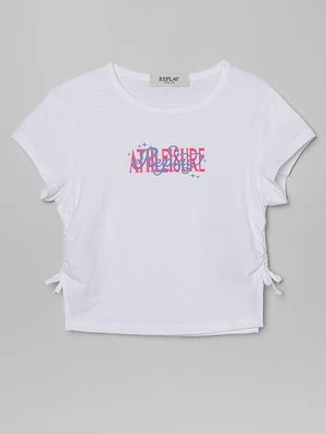 T-shirt z nadrukiem Replay