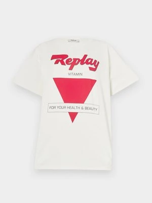 T-shirt z nadrukiem Replay