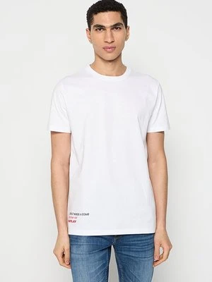 Zdjęcie produktu T-shirt z nadrukiem Replay biały