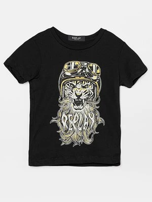 T-shirt z nadrukiem Replay