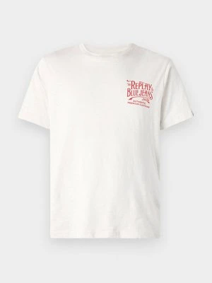 Zdjęcie produktu T-shirt z nadrukiem Replay biały