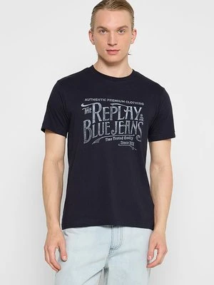T-shirt z nadrukiem Replay